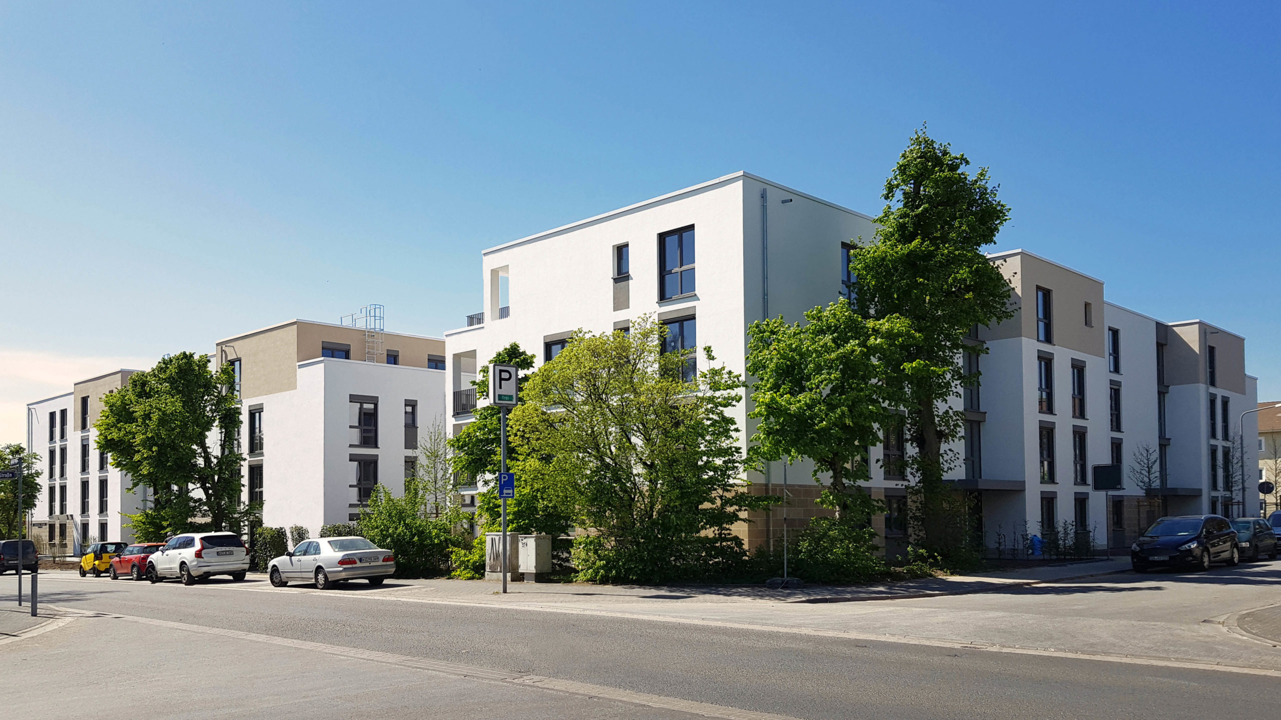 Außenaufnahme Projekt Wohnungsbau Thaerstraße am Komponistenviertel in Wiesbaden von Bitsch+Bienstein Architekten in Wiesbaden