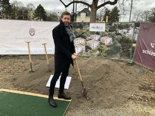 Spatenstich Projekt Schlosspark Ensemble in Wiesbaden-Biebrich von Bitsch+Bienstein Architekten in Wiesbaden